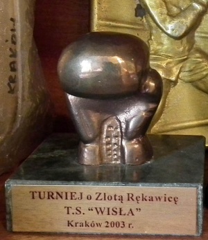 Międzynarodowy Turniej o Złotą Rękawicę Wisły 2003.Ze zbiorów prywatnych Teofila Kowalskiego.