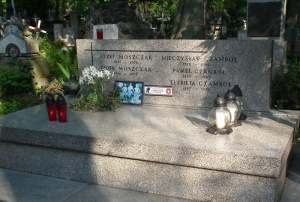 Grób Józefa Moszczaka na Cmentarzu Rakowickim