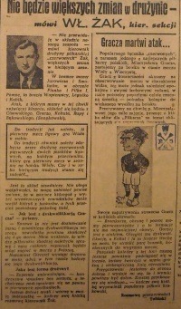 Wywiad z kierownikiem drużyny przed sezonem 1948