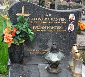 Grób Juliana Kantka na Cmentarzu Rakowickim