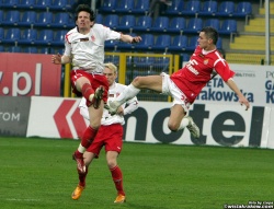 W meczu z ŁKS-em Łódź (2008.05.04)