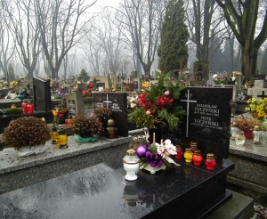 Grób Piotra Tuczyńskiego na Cmentarzu Rakowickim