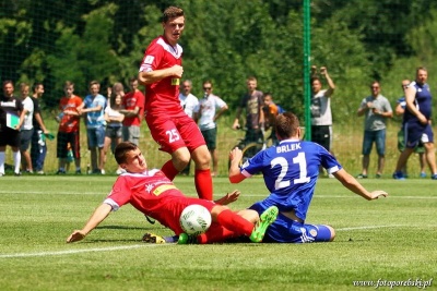 Chorwat Petar Brlek w meczu przeciwko Zagłębiu zdobył swoją pierwszą bramkę w barwach Wisły.