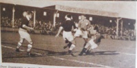 1939 rok, Filek strzela bramkę w meczu z Polonią Warszawa