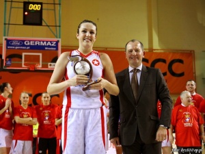 Ewelina Kobryn - MVP finałów.Foto: Krzysztof Porębski / Źródło:wislacanpack.pl 